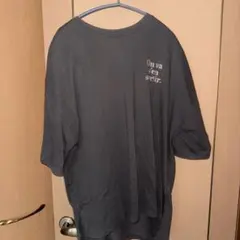 MURUA Tシャツ　チャコール色　英字　オーバーサイズ