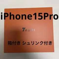 iPhone15Pro 透明×オレンジ