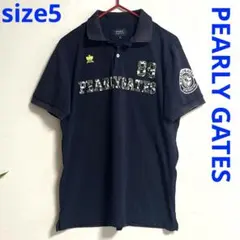 売りつくし　パーリーゲイツ　ポロシャツ　サイズ４　新品未使用 PEARLY GATES パーリーゲイツ 半袖ポロシャツ レッド×黒 コットン100