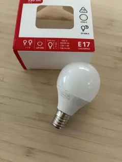 SOLHETTA LED電球 E17 250lm 1.8W（1個）