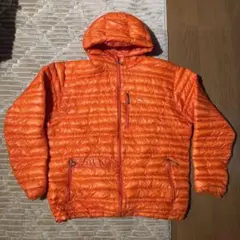 【美品】Patagonia パタゴニア ダウンジャケット オレンジ XL テック
