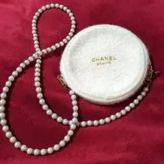 CHANEL BEAUTE ホワイトショルダーバッグ　ノベルティ