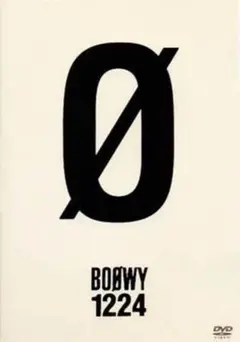 ＊中古DVD BOOWY/BOOWY 1224(解散宣言GIG)