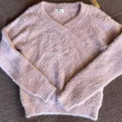 アラマンダ／ピンク ファー風ニット 38