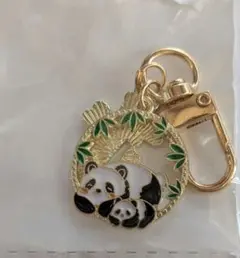 パンダデザインキーホルダー