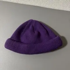 RACAL パープル　ビーニー　ニット帽