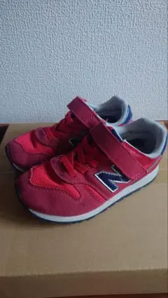 New Balance 373　レッドスニーカー　17cm