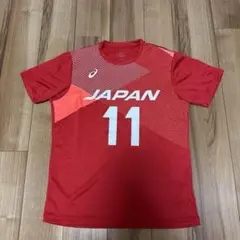 未使用に近い 日本代表 バレーボール シャツ NISHIDA 11