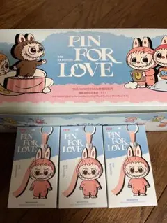 PIN FOR LOVE イニシャル ラブブ 後半 3個セット 3つセット