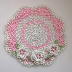 レ―ス編みドイリー