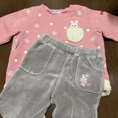 ミキハウス　トレーナー、パンツセット80cm