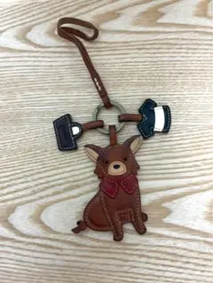ゲンテン　genten 犬 レザーキーホルダー チャーム
