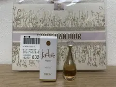 Dior J'adore Intense パルファン ミニボトル ノベルティ付きのサムネイル
