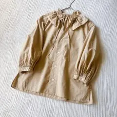 MACPHEE フリル　ギャザー　タイプライター　ブラウス