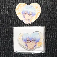 ときメモGS アニカフェ アクリルバッジ ときめきステッカー ときメモ GS4 カフェ 風真玲太 アクリルバッジ ステッカー