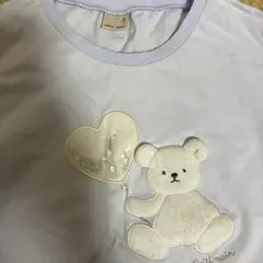 petit main くまモチーフ Tシャツ 110cm