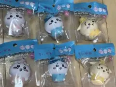 ちいかわ　ソフビインテリアマスコット　全6種コンプリートセット　フィギュア