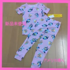 【新品】アメリカ購入　Bluey パジャマ 上下セット ピンクのサムネイル