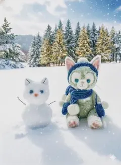 ジェラトーニ　Sサイズ　コスチューム　ベレー帽　ミトン　マフラーセット