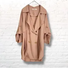 フロムファーストミュゼ　トレンチ　シアージャケット　袖ロールアップ　ベージュ