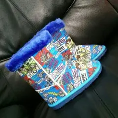 ★18㎝★新品★未使用★タグ付き★ディズニー★トイスト★ムートンブーツ★