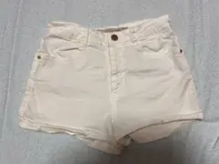 ZARA ホワイトデニム ショートパンツ EUR34