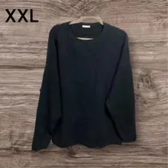 GU ジーユー XXLサイズ ニット セーター ブラック