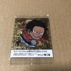 ワンピースウエハースシール2枚入りレア　表面ロジャー　裏面ペローナ‼️