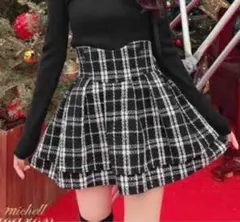 michellMacaron ツイード 美脚スカート