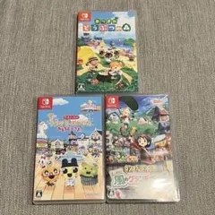 牧場物語 どうぶつの森 たまごっち ニンテンドースイッチ ゲームソフト3本セット