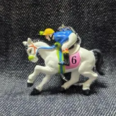競馬 キーホルダー 6番