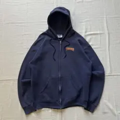 90s Leeボディ USA製 THRASHER ジップパーカー 胸ロゴ M 紺 THRASHER（スラッシャー） パーカー ジップパーカー メンズ : ZOZOTOWN