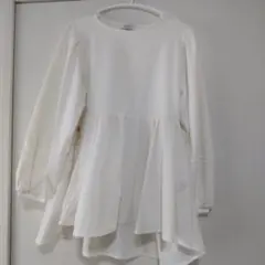 earth music & ecology ホワイト七分袖トップス