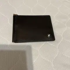 BMW レザー マネークリップ ブラック