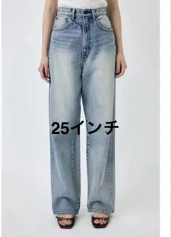 MOUSSY　HW DAMAGE LOOSE STRAIGHT25