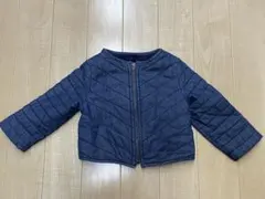 babygapネイビー キルティング アウター　デニム　80cm ベビー　上着