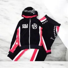 EXILE×24karatsセットアップ 美品】24karats EXILE ベロア ジャージ セットアップ M - メルカリ