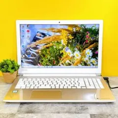 新品SSDで快適✨おしゃれゴールド✨薄型 カメラ付 フルHD Windows11 SSDで快適✨おしゃれゴールド❣ブルーレイ フルHD カメラ付 薄型 Win11