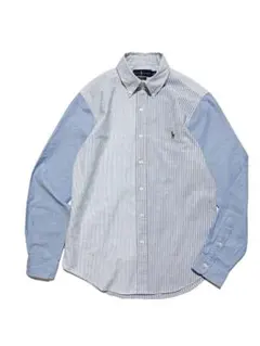 ラルフローレン クレイジーパターン SLIM FIT オックスフォード シャツ