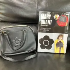 MARY QUANT 2Wayショルダーバッグ ブラック