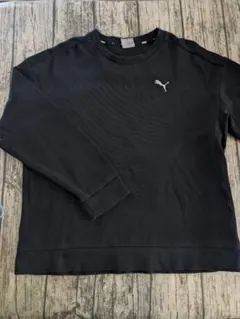 PUMA 長袖 スウェット ブラック ASIA S