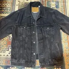 Levi's premium リラックスフィット ブラックデニムジャケット