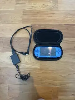 SONY PSP3000VB 本体 青 充電器、ゲームソフト3種付き