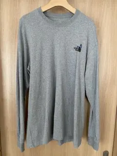 THE NORTH FACE ズーピッカークルー ロングスリーブTシャツ　グレー