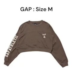 【美品】GAP ヴィンテージソフト クロップド ロゴ スウェットシャツ M