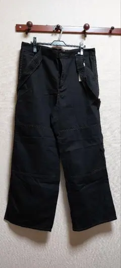 値下げ❕　ブラック 3XL ワイドパンツ