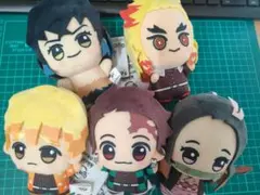 鬼滅の刃 ちびぐるみvol.1 5種コンプセット