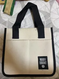 マリークワント　ノベルティ　スクエアトートバッグ