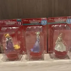 【新品】2025ディズニークリスマスオーナメントくじプリンセス3点セット