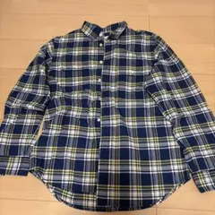 ザノースフェイス　チェックシャツ　メンズ　S ネイビー